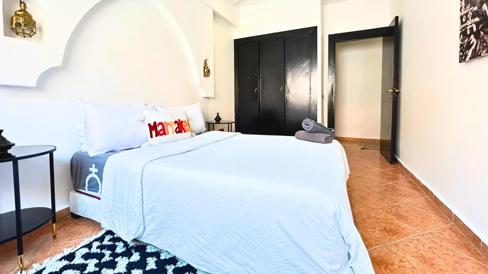 Perle Au Coeur De Gueliz Avec Piscine Et 100M2 Lägenhet Marrakesh