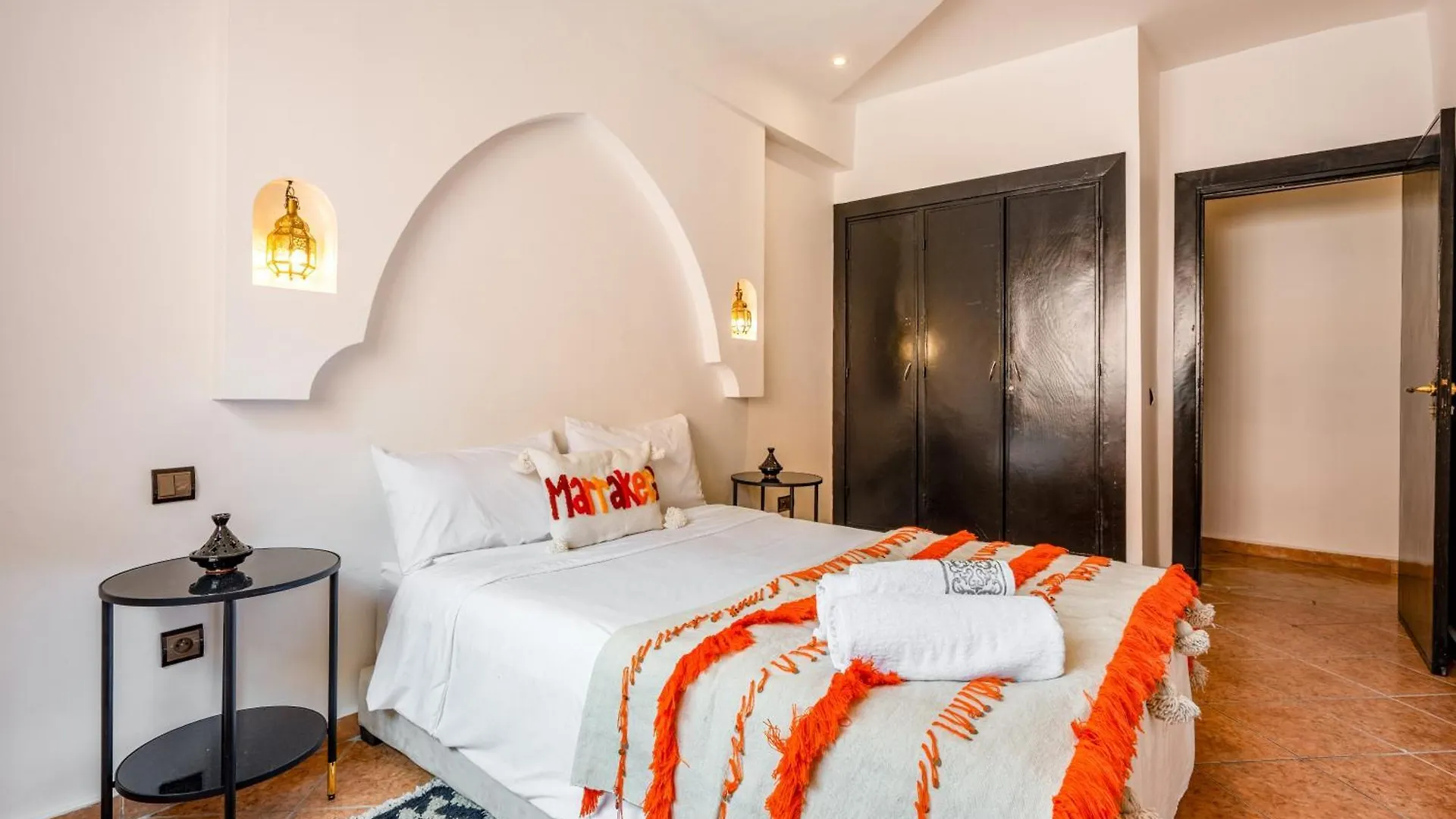 Perle Au Coeur De Gueliz Avec Piscine Et 100M2 Lägenhet Marrakesh 0*,