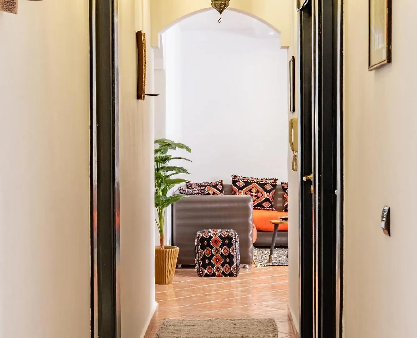 Perle Au Coeur De Gueliz Avec Piscine Et 100M2 Lägenhet Marrakesh Marocko